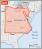 Area comparison map