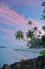 Evening on the beach in Bora Bora.