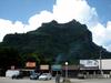 Another view of &quot;paradise.&quot; This is Bora Bora&apos;s &quot;downtown,&quot; a tiny grocery store, a car rental place, and not much else.