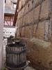 Old wine press along the streets of Eguisheim.