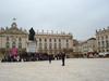 Place Stanislas (Stanislas Square) in the center of Nancy, formerly the capital of the Duchy of Lorraine, now the capital of Meurthe-et-Moselle. The square, constructed between 1751 and 1755, was the brainchild of Stanislas Leszczynski, Duke of Lorraine and former King of the Polish-Lithuanian Commonwealth. Nancy became a French province on the death of Stanislas in 1766. In 2005, the heads of three countries - Germany, Poland, and France - met here to inaugurate the renovated Place Stanislas. A statue of Stanislas Leszczynski stands in front of the Town Hall.