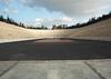 Interior view of Panathiniako Stadium, constructed for the 1896 Olympic Games in Athens.