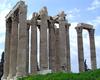 Thirteen of the columns of the Temple of Olympian Zeus (Olympieion) in Athens. Originally, 104 columns supported this massive structure, which was begun in 520 B.C. but not fully completed until A.D. 132!