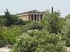 The Temple of Hephaestus in the Agora or ancient marketplace in Athens is the best preserved classical temple in Greece. It was dedicated to Hephaestus and Athena. The Agora was founded in the 6th century B.C. and was the heart of the city for 1,200 years.
