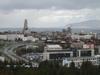 View of Reykjavik from Perlan Hill.