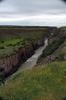 Channel downstream from the Gullfoss Waterfall.