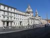The Palazzo Pamphilj (also spelled Pamphili) in the Plaza Navona in Rome. The palace was built in the 17th Century for Pope Innocent X; it is now the Embassy of Brazil. 