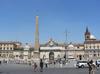 View of Piazza San Pietro (Saint Peter's Square) in Rome. The 240 m (787 ft) elliptical space was laid out by Gian Lorenzo Bernini between 1657 to 1667.
