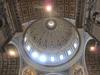 The dome over the mail altar in Saint Peter&apos;s Basilica in Rome was designed by Michelangelo in 1547; it was completed in 1590 after his death. The dome is 136.57 m (448.1 ft) high making it the tallest dome in the world. 