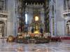 The main altar in Saint Peter&apos;s Basilica in Rome is covered by a 30m- (98 ft-) tall bronze baldacchino (canopy) designed by Gian Lorenzo Bernini. 