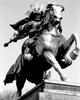Equestrian statue of the famous samurai Kusunoki Masashige (1294-1336) outside of the Imperial Palace in Tokyo.