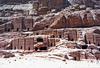The Street of Facades in Petra is made up of 44 tombs.