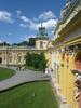 Close up of some of the architectural details at Wilanow Palace in Warsaw.
