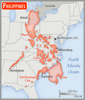 Area comparison map