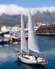 The picturesque Victoria and Albert Waterfront in Cape Town, affords photographers a wide range of opportunities. With Table Mountain as a scenic backdrop, marine vessels of all kinds can be seen coming and going from this working harbor and residential marina.