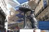 The Bear and the Arbutus (Strawberry Tree) in the Puerta del Sol (Sun Gate) in Madrid. The bear eating the fruit of the tree is the heraldic symbol of the city of Madrid.