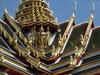 A roof detail from the Royal Palace in Bangkok.