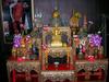 A Buddhist altar in Bangkok.