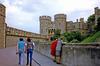 Windsor Castle in Berkshire County is the largest inhabited castle in the world; dating to the 11th century, it is one of the principal official residences of the British monarch. In 1992, a fire destroyed part of the castle; restoration required five years. The castle is one of Britain's most popular attractions, but not all areas are open to the public.