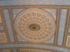 The exquisitely carved ceiling of the Chapel at the Queen Mary Court of the Old Royal Naval College in Greenwich.