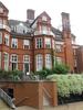 A rear entrance to Lowther Lodge, the main building of the Royal Geographical Society in London.