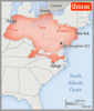 Area comparison map