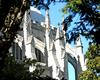 Flying buttresses of the Cathedral Church of St. Peter and Saint Paul - also referred to as the National Cathedral - in Washington, DC.