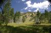 Storm Castle Peak is in the Gallatin Gateway area of the Rocky Mountains, southwest of Bozeman, Montana.