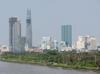View of Ho Chi Minh City (aka Saigon) from the Saigon River. Saigon is Vietnam's major port and, with 8 million inhabitants, its largest city. It was called Saigon until 1975 when it was renamed Ho Chi Minh City following its capture by North Vietnamese communist forces. Although the city's commercial core is officially called Saigon, the entire city is widely referred to as Saigon even in the North. The city was architecturally influenced by the French during their colonial occupation of Vietnam. Numerous classical Western-style building in the city reflect this, so much so that Saigon was referred to as "The Pearl of the Far East" or "Paris in the Orient." In more recent years, a building boom has transformed the skyline of the city.