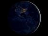 This global view of city lights in the Western Hemisphere is a composite assembled from satellite data acquired over nine days in April 2012 and 13 days in October 2012. It took 312 orbits to get a clear shot of every parcel of Earth's land surface and islands. This new data was then mapped over existing Blue Marble imagery of Earth to provide a realistic view of the planet. Image courtesy of NASA.
