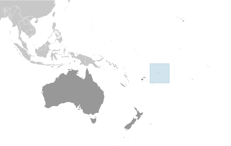 Locator Map for American Samoa