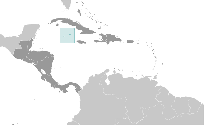 Locator Map for Cayman Islands