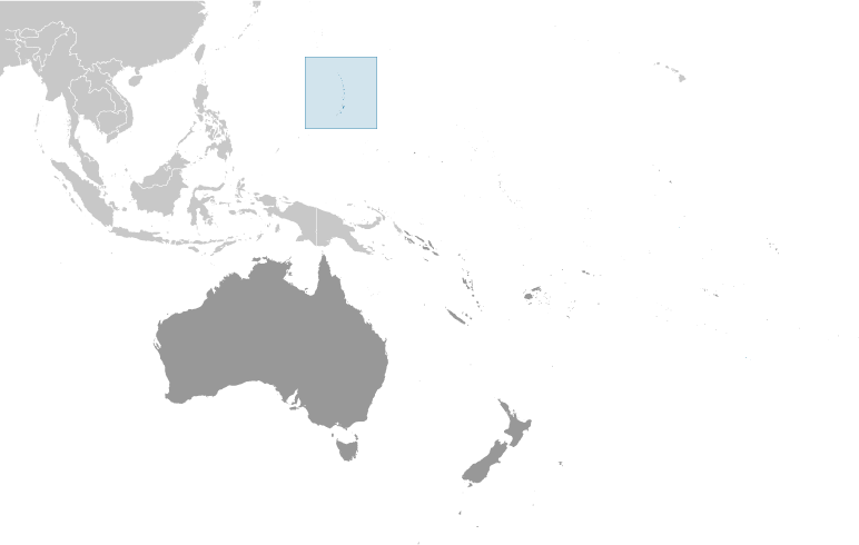 Locator Map for Northern Mariana Islands
