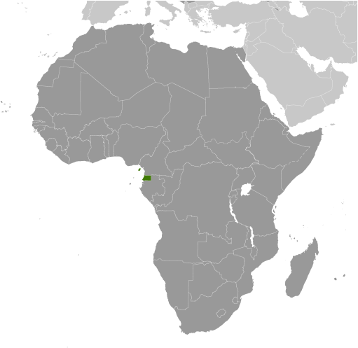 Locator Map for Equatorial Guinea