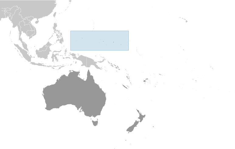 Locator Map for Micronesia, Federated States of
