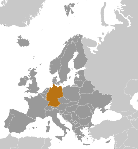 Locator Map for Germany