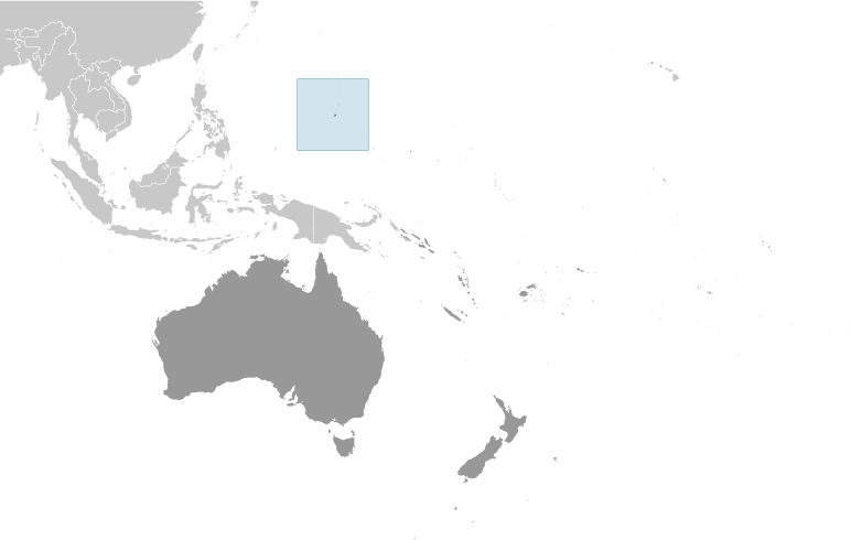 Locator Map for Guam