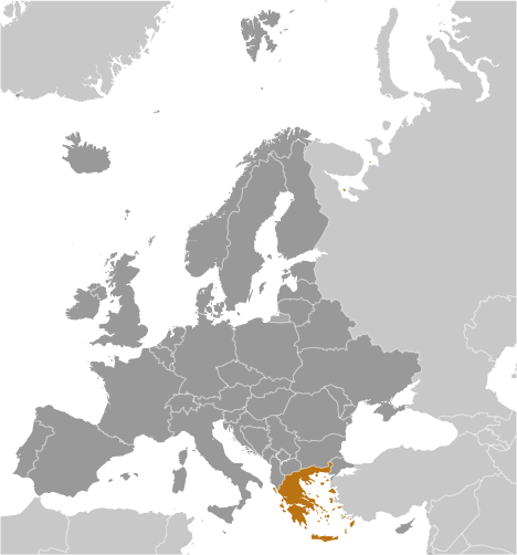 Locator Map for Greece