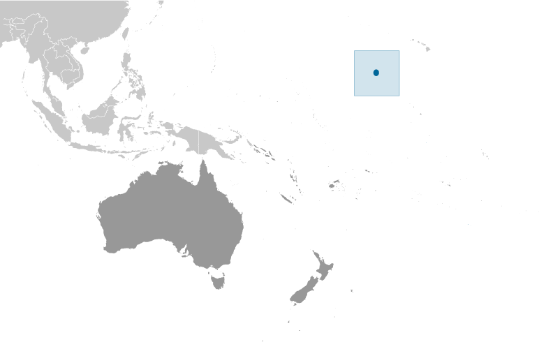 Locator Map for Johnston Atoll