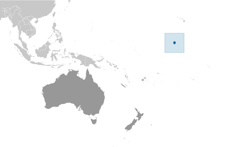 Locator Map for Palmyra Atoll