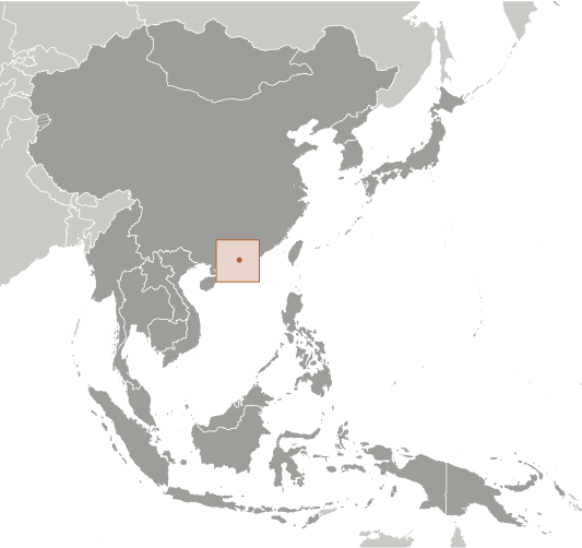 Locator Map for Macau
