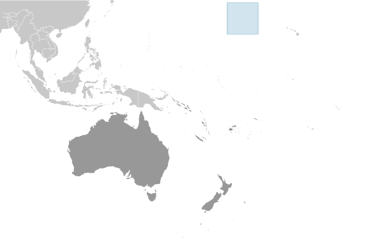 Locator Map for Midway Islands