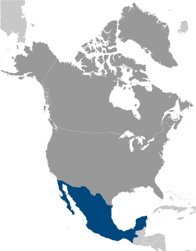 Locator Map for Mexico