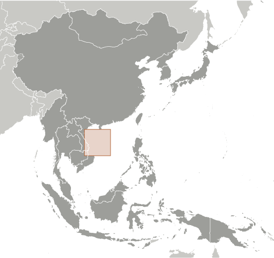 Locator Map for Paracel Islands