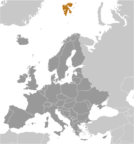 Locator Map for Svalbard