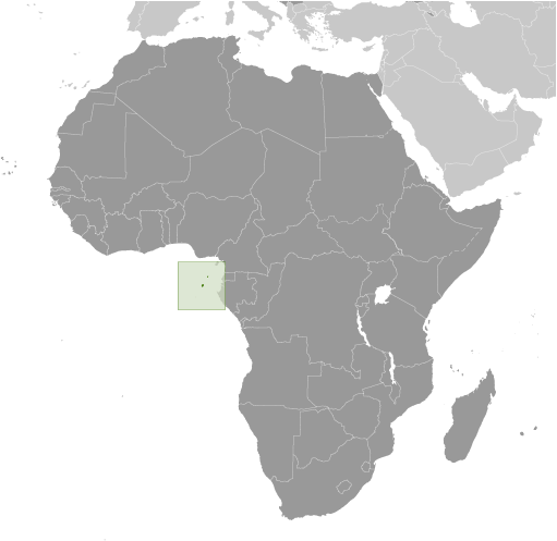 Locator Map for Sao Tome and Principe