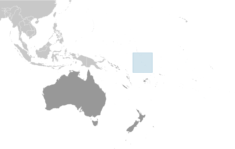 Locator Map for Tuvalu