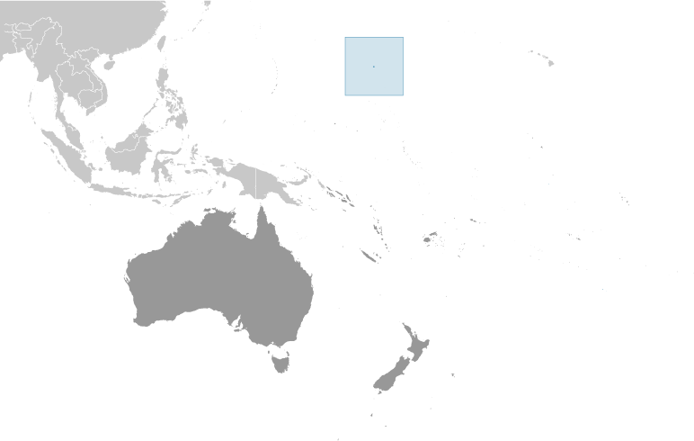 Locator Map for Wake Island