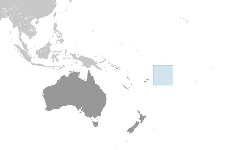 American Samoa Locator Map