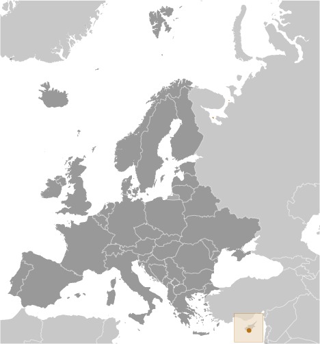 Akrotiri Locator Map